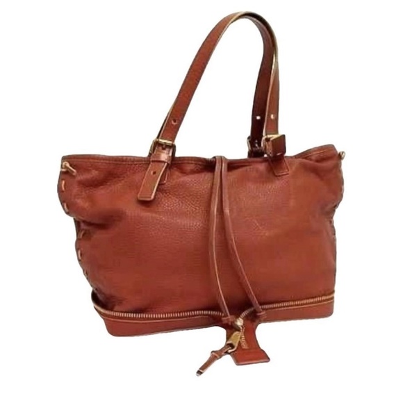 Chloe Handbags - Chloe Cognac Leather Tote Bag